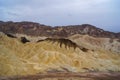 Death Valley - Scenic view of Badlands of Zabriskie Point, Furnace creek, Death Valley National Park, California, USA Royalty Free Stock Photo