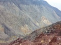 Death Valley - Scenic view of Badlands of Zabriskie Point, Furnace creek, Death Valley National Park, California, USA Royalty Free Stock Photo