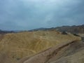 Death Valley - Scenic view of Badlands of Zabriskie Point, Furnace creek, Death Valley National Park, California, USA Royalty Free Stock Photo