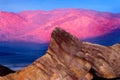 Bright pink mountains Royalty Free Stock Photo