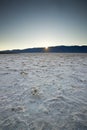 Death Valley sunset Royalty Free Stock Photo