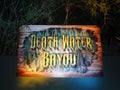 Death Water Bayou Hanted House at Howl-O-Scream at Busch Gardens Royalty Free Stock Photo