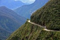 Deathroad bolivia Royalty Free Stock Photo