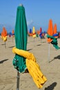 Deauville, France - september 27 2019 :  the beach Royalty Free Stock Photo