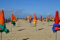 Deauville, France - september 27 2019 :  the beach Royalty Free Stock Photo