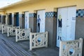 Deauville, France - september 27 2019 : Les Planches near the beach Royalty Free Stock Photo