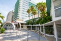 Deauville Hotel Miami Beach FL shut down 2020 Royalty Free Stock Photo