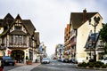Deauville, Normandy, France. The city center with elegant half timbered houses. Normandy hotel. Royalty Free Stock Photo