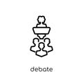 Debate icon from collection.