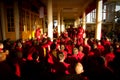 Debating Buddhist monks, Dalai Lama temple, McLeod Ganj, India