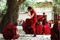 Debating monks in Tibet