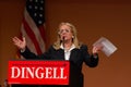 Debbie Dingell speaks at John Dingell rally