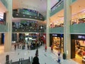 Debenhams, Billabong and Puma Shops at Dubai Mall - Interior View of the Worlds Largest Shopping Mall