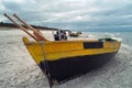 Debki, beach in poland. Royalty Free Stock Photo