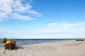 Debki, beach in poland Royalty Free Stock Photo