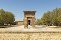 The Debod temple, Madrid, Spain Royalty Free Stock Photo