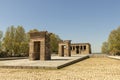 The Debod temple, Madrid, Spain Royalty Free Stock Photo