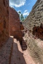 Debre Sina-Mikael Orthodox monolith Lalibela, Ethiopia