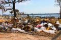 Debris caused by Hurricane Katrina