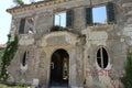 Debris of hotel, A holdover from the Yuguslav war `The Kupari Resort in Croatia`