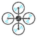 Debris Mosaic Air Copter Icon