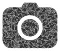 Debris Mosaic Photocamera Icon