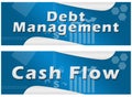 Debt Management Cash Flow Banners