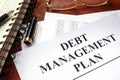 Debt management plan DPM.