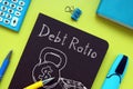 Debt Ratio is shown on the photo using the text