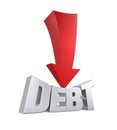 Debt Reduction Concept