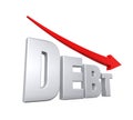 Debt Reduction Concept