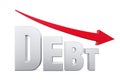 Debt Reduction Concept