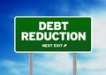 Debt Reduction Road Sign