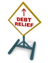 debt relief Royalty Free Stock Photo