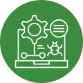 Debug Vector Icon Design Symbol