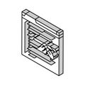 debugging code software isometric icon vector illustration