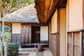 Old historic Samurai houses in Sakura city, Chiba, Japan Royalty Free Stock Photo