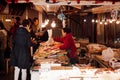 Japanese crabs seafood shop at Hakodate Asaichi fish market