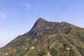 Sharp Peak or Nam She Tsim, is a hill inside Sai Kung East Country Park,Altitude 468 meters Royalty Free Stock Photo