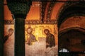 Hagia Sophia extraordinary interior Jesus Christ Pantocrator, De Royalty Free Stock Photo