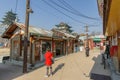 Dec 6,2017 A street of memories at National Folk Museum of Korea Royalty Free Stock Photo