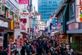 Harajuku busy shopping street famous shopping district in Tokyo