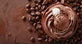 Decadent Chocolate Ice Cream with Coffee Beans