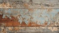 Decadent Decay: Layered Imagery Of Rusted Wooden Surface With Playful Texture