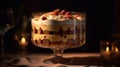 Decadent Delight: A Close-Up of Rustic Trifle