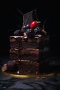 Decadent Delight: A Multilayered Masterpiece of Chocolate and Ch