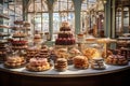 Decadent Delights: A French Patisserie's Display