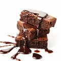 Decadent Molten Chocolate Brownies With Irresistible Drizzle