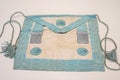 Decades old masonic apron Royalty Free Stock Photo