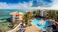 Decameron Aquarium Hotel in San Andres Island Royalty Free Stock Photo